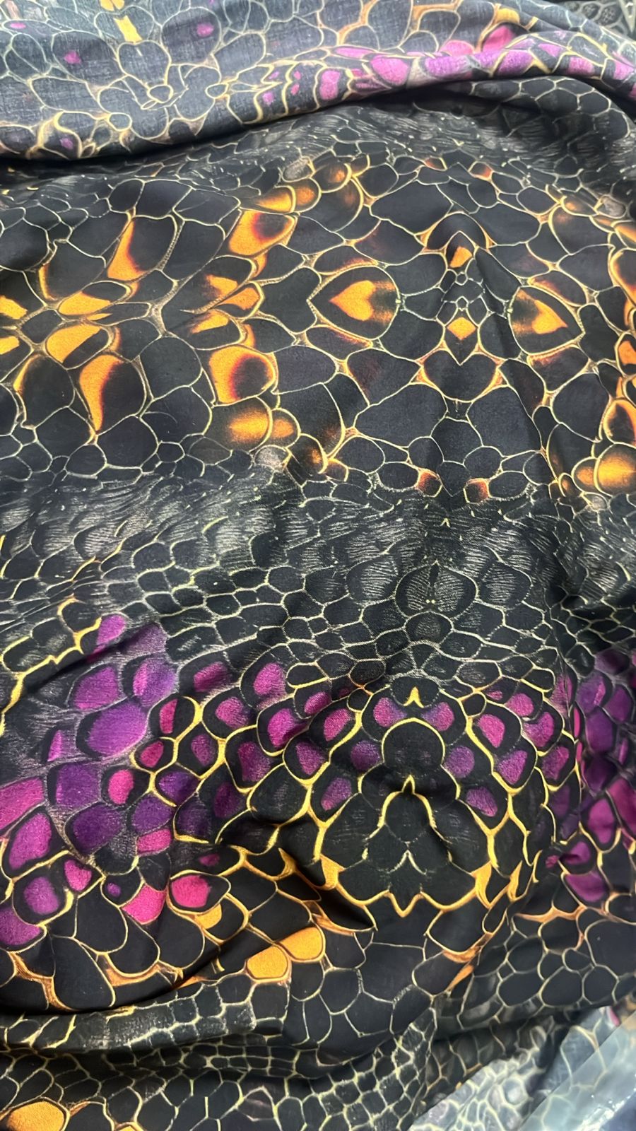 Herren Shirt aus 100 % Bambus "SNAKE Purple/Yellow'' - Image 2