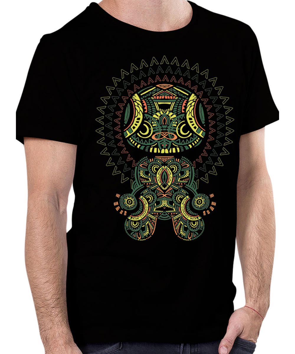 Plazmalab T-Shirt aus 100% Baumwolle "Dios De Los Plazmos" Black - Image 2
