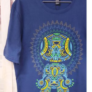 Plazmalab T-Shirt aus 100% Baumwolle "Dios De Los Plazmos" Blue
