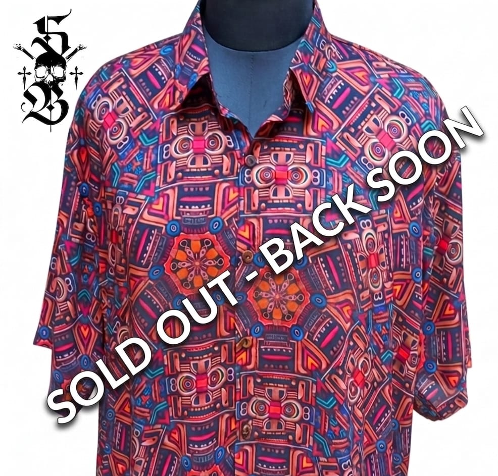 Herren Shirt aus 100 % Bambus "THIRD EYE TAPESTRY''