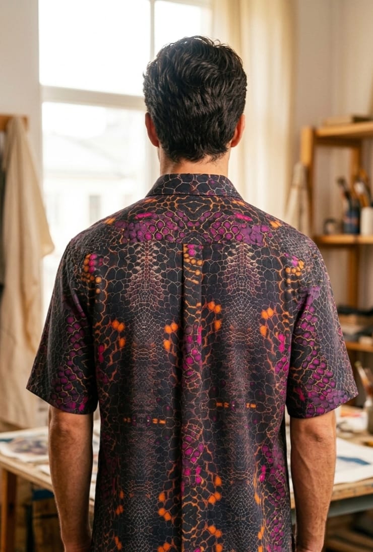 Herren Shirt aus 100 % Bambus "VIPER MOSAIC'' - Image 3