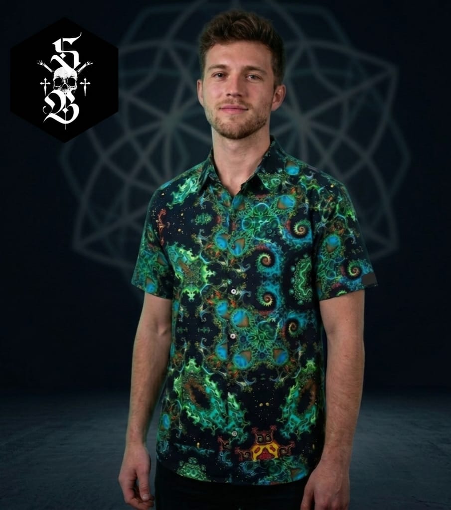 Herren Shirt aus 100 % Bambus "XENOMORPH BLOOM''